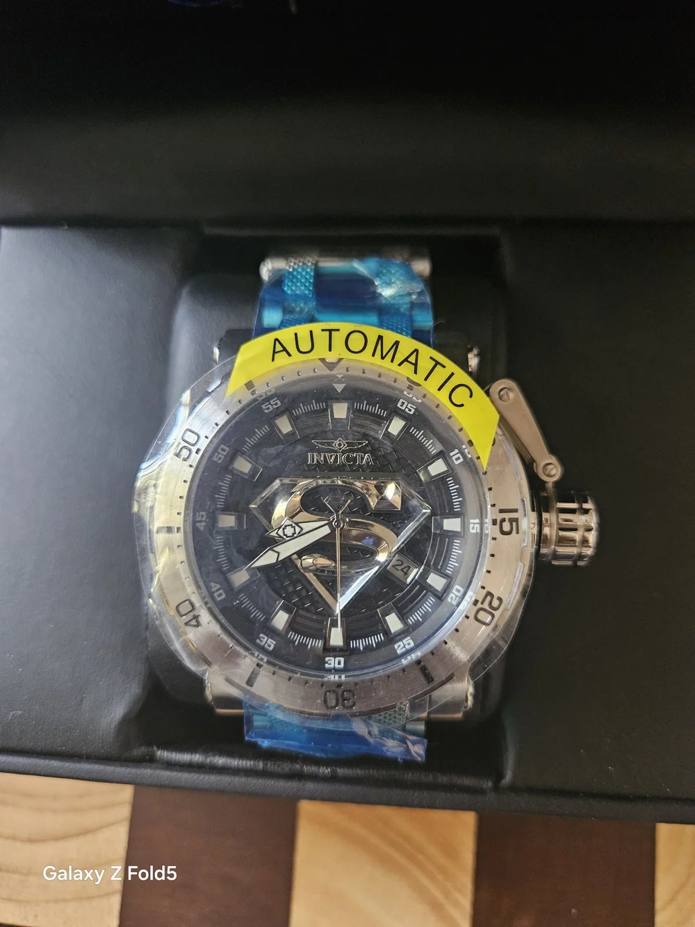 Invicta Superman DC Automatic Men's Silver Watch Model#26824 52mm